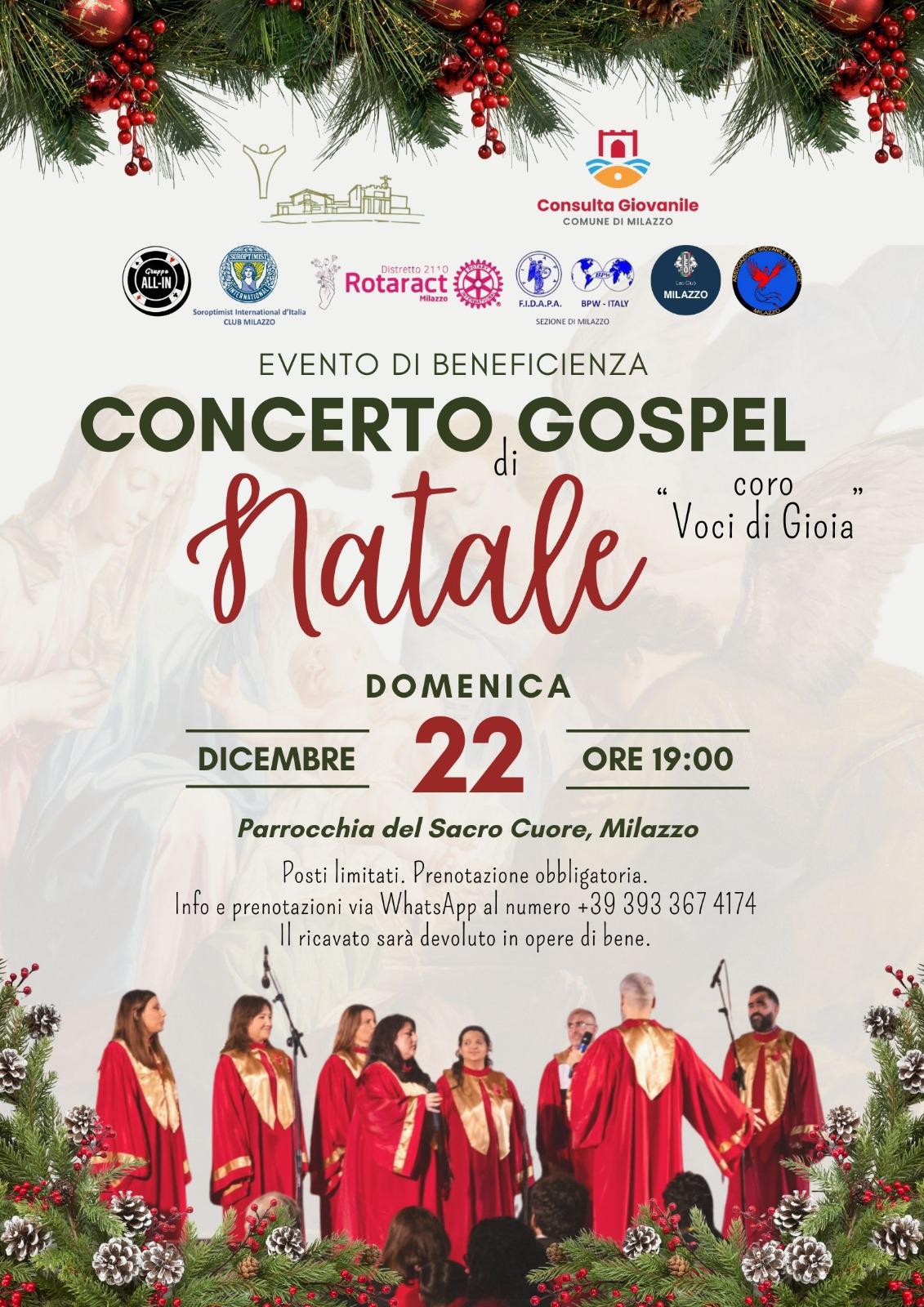Concerto Gospel di Natale 2025
